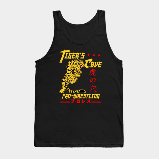 Tiger's Cave Pro Wrestling Tank Top by buby87